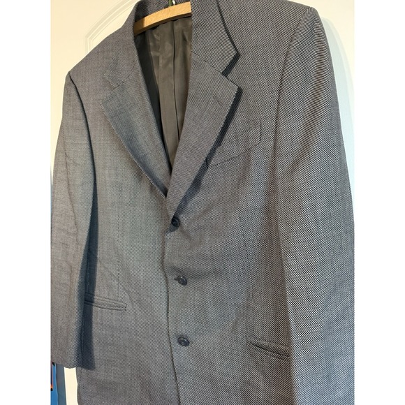 Vintage‎ Hernando Trujillo Wool 38R Sport Coat Blazer Suit Jacket Gray Tweed - Picture 11 of 12